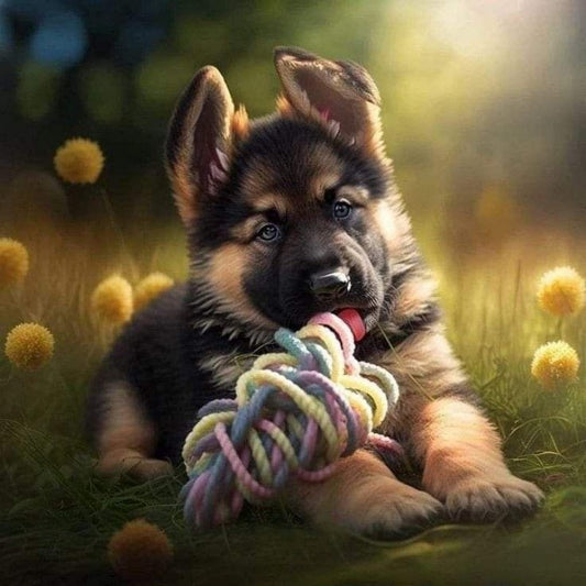 Dog German Shepherd | Diamond Painting