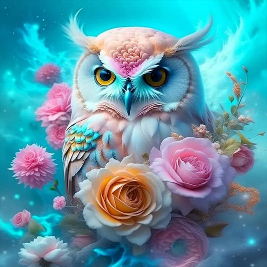 Colorful Owl | Diamond Painting