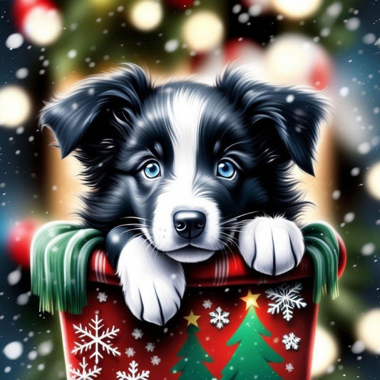 Dog Border Collie | Diamond Painting