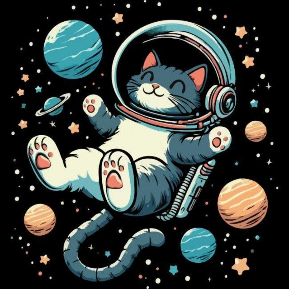 Cats in Space | Diamond Painting