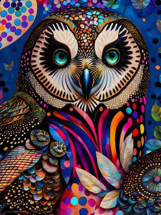 Colorful Owl | Diamond Painting