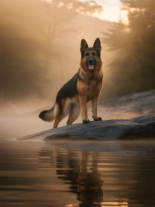 Dog German Shepherd | Diamond Painting