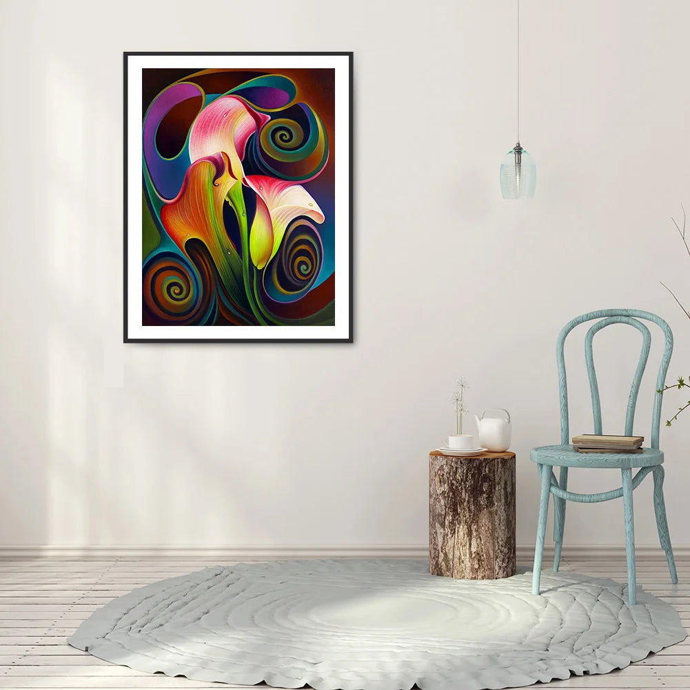 Abstract Flower | Diamond Painting