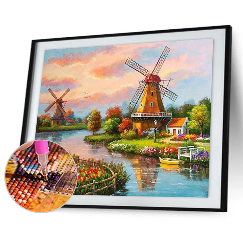 Windmill House | Diamond Painting