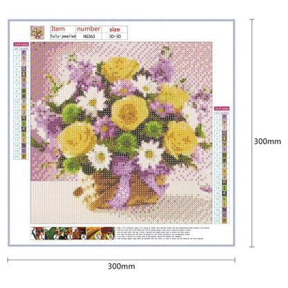 Yellow Flower | Diamond Painting