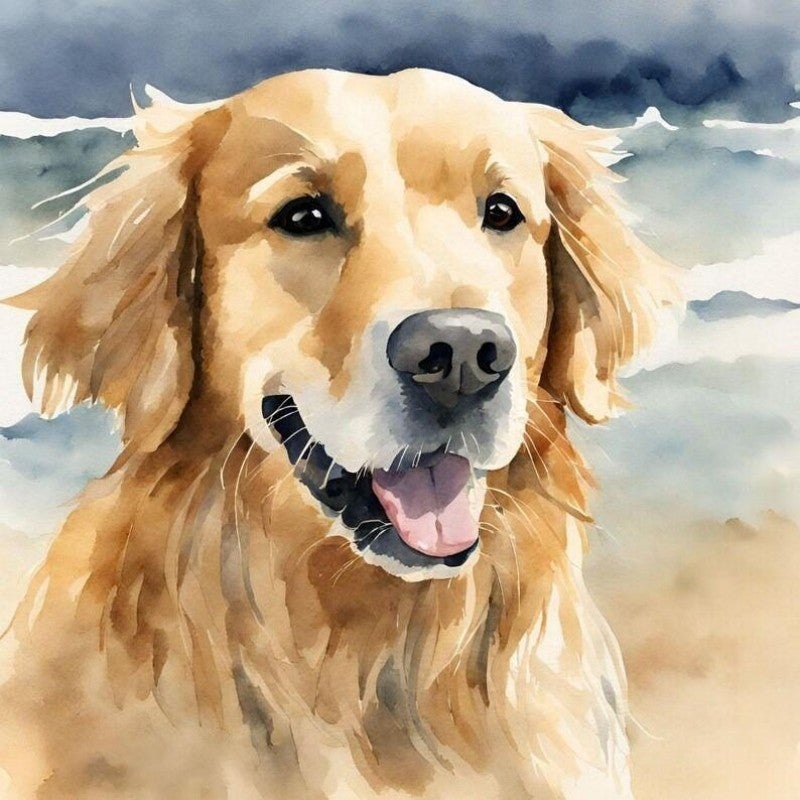 Golden Retriever Dog | Diamond Painting