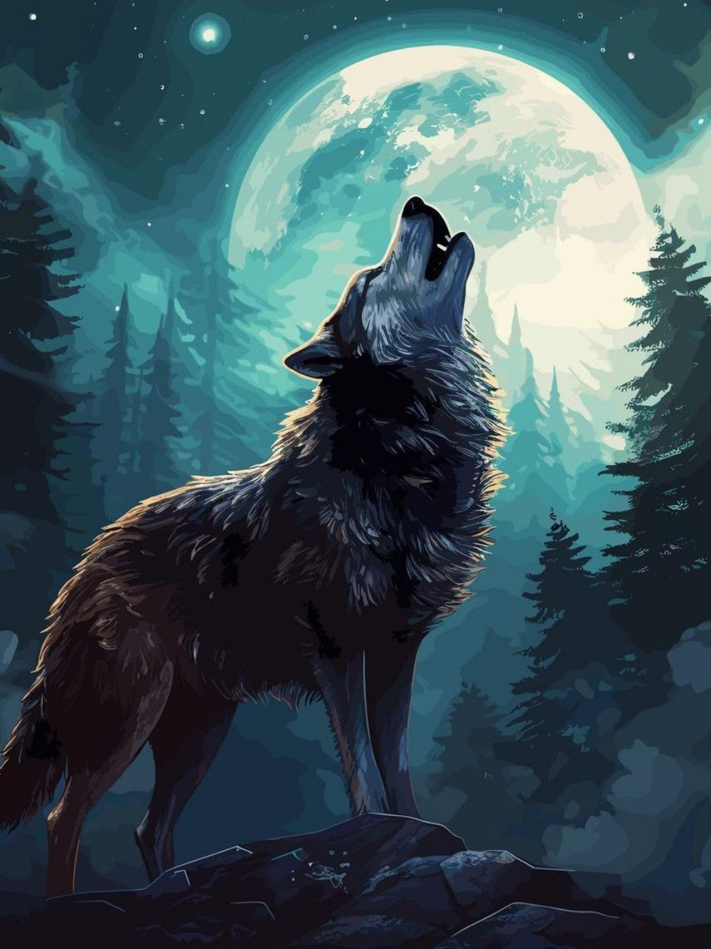 Wolf | Diamond Painting