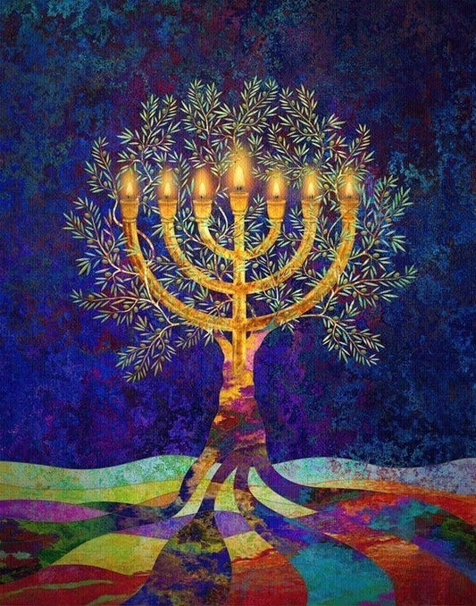 Jewish Hanukkah Judaica | Diamond Painting