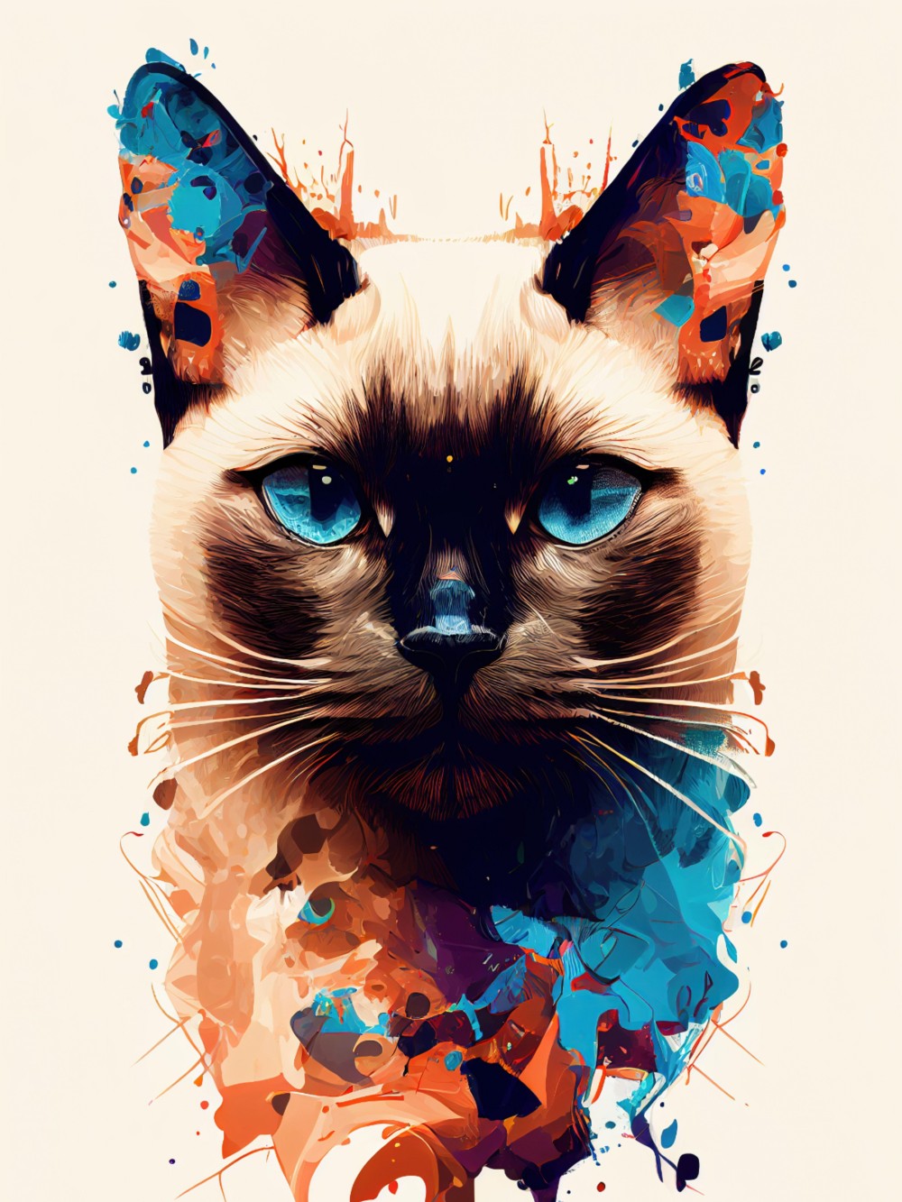 Siamese Cat | Diamond Painting