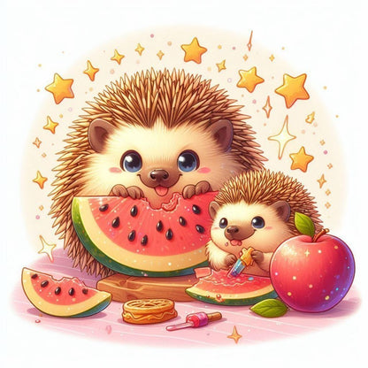 Hedgehog | Diamond Painting