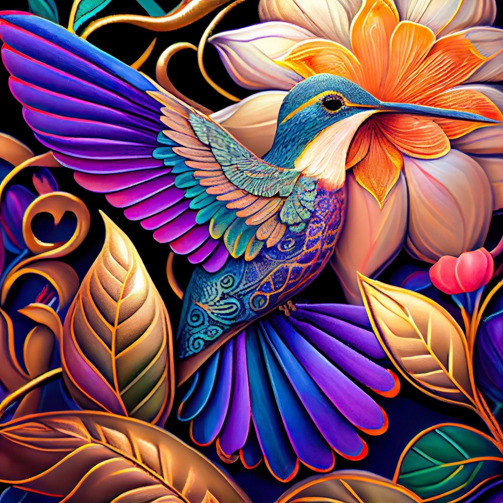 Hummingbird | Diamond Painting