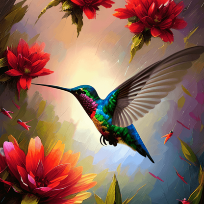 Hummingbird | Diamond Painting