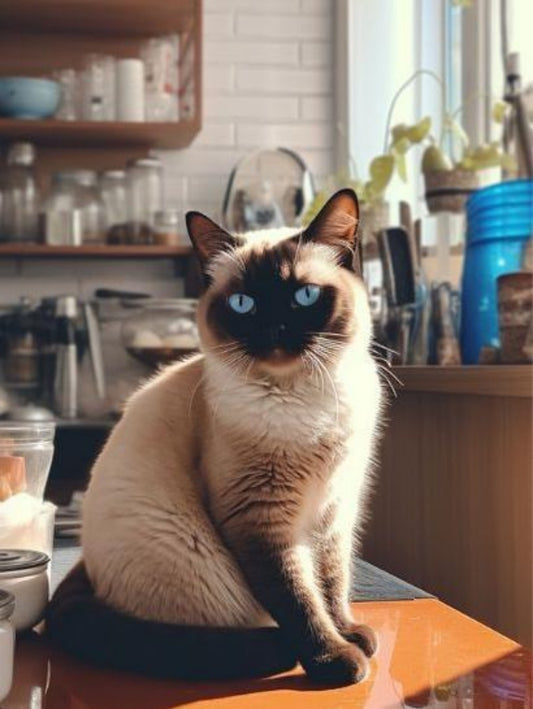 Siamese Cat | Diamond Painting