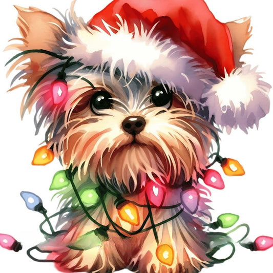 Christmas Dog | Diamond Painting