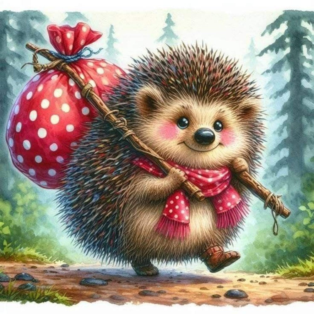 Hedgehog | Diamond Painting