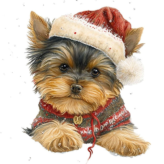 Christmas Dog | Diamond Painting