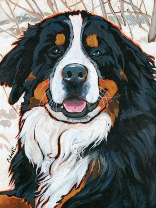 Bernese Mountain Dog | Diamond Painting
