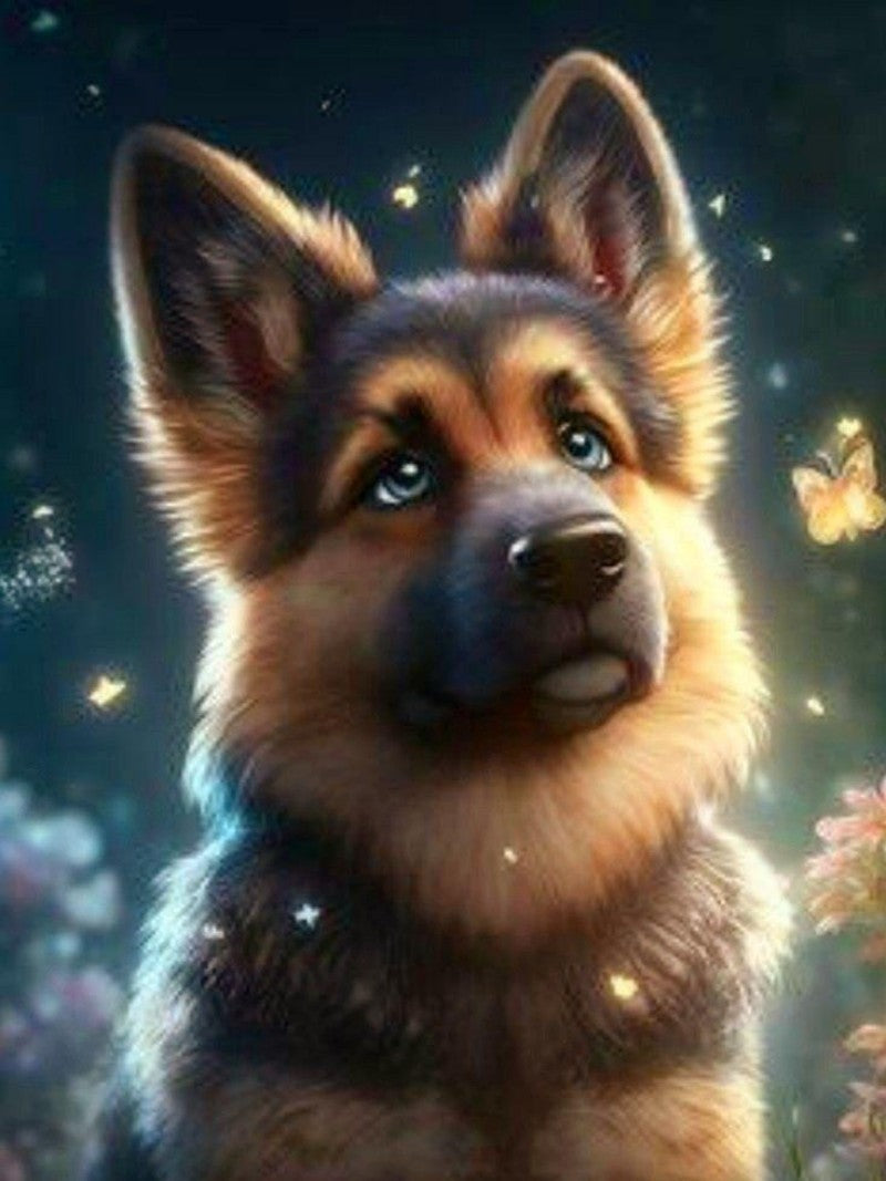 Dog German Shepherd | Diamond Painting