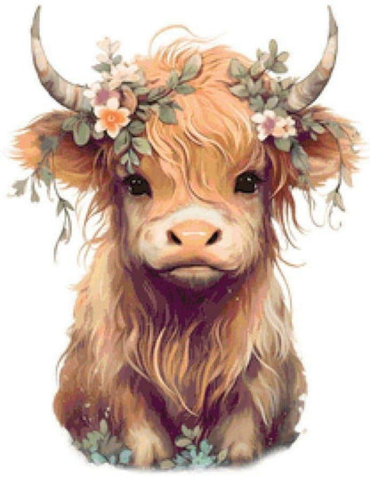 Highland Cow | Diamond Painting