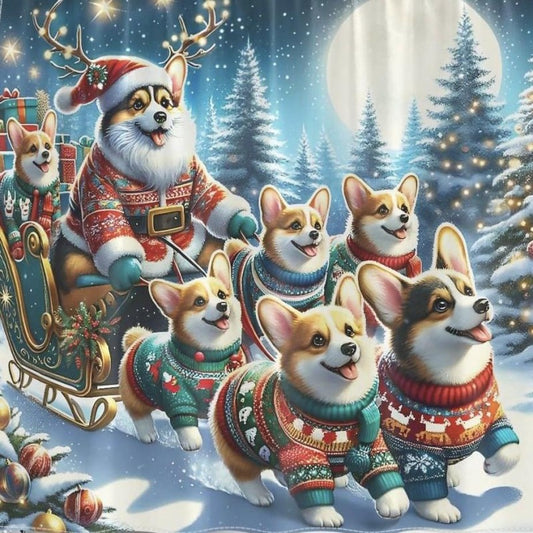 Christmas Dog | Diamond Painting