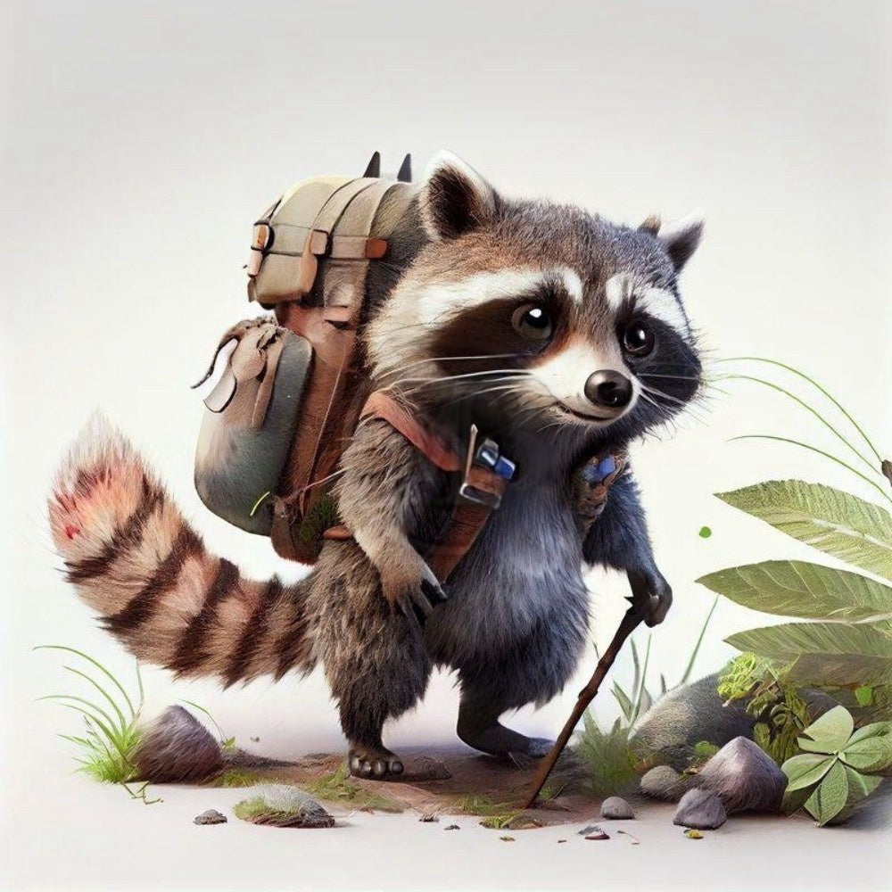 Raccoon | Diamond Painting