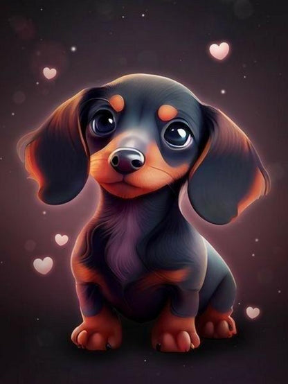 Dachshund Dog | Diamond Painting