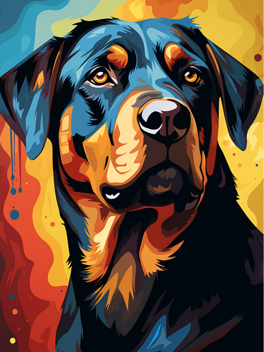 Rottweiler Dog | Diamond Painting