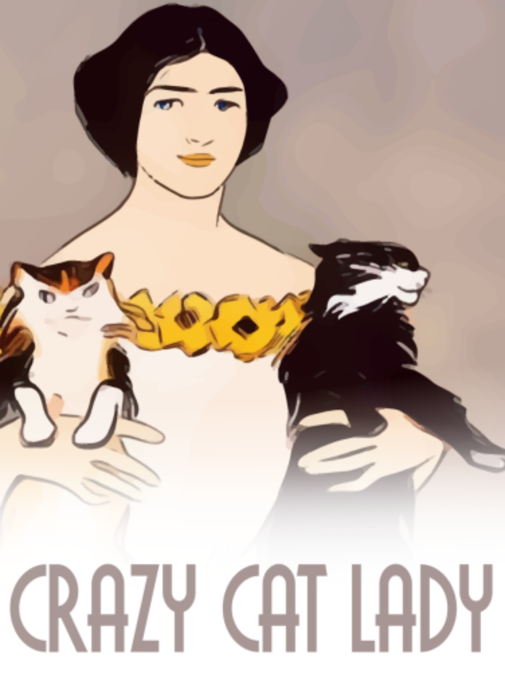 Cat Lady | Diamond Painting