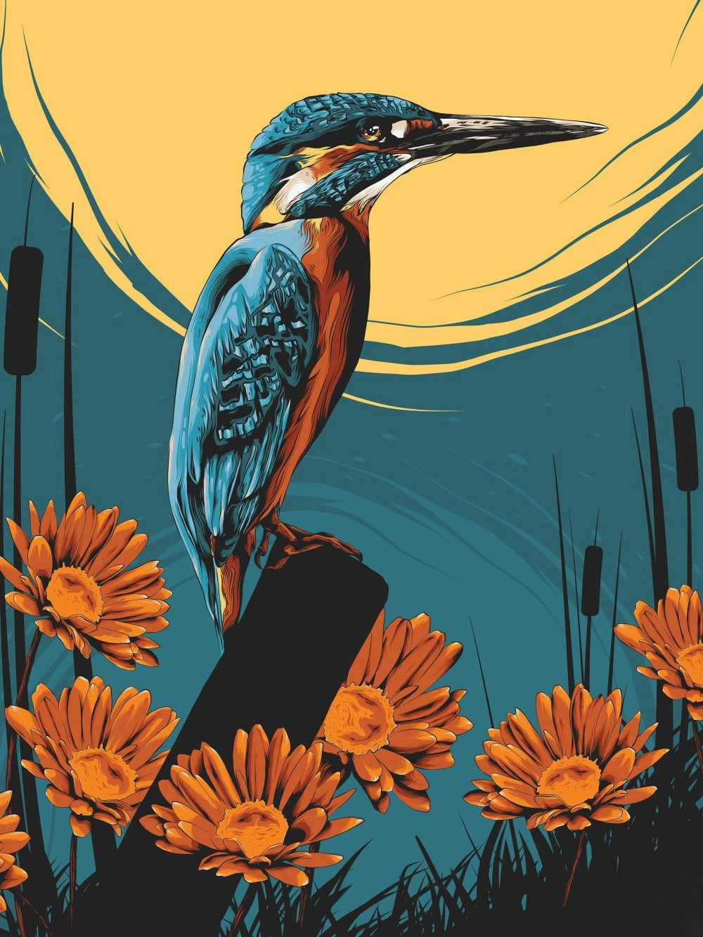 Kingfisher | Diamond Painting