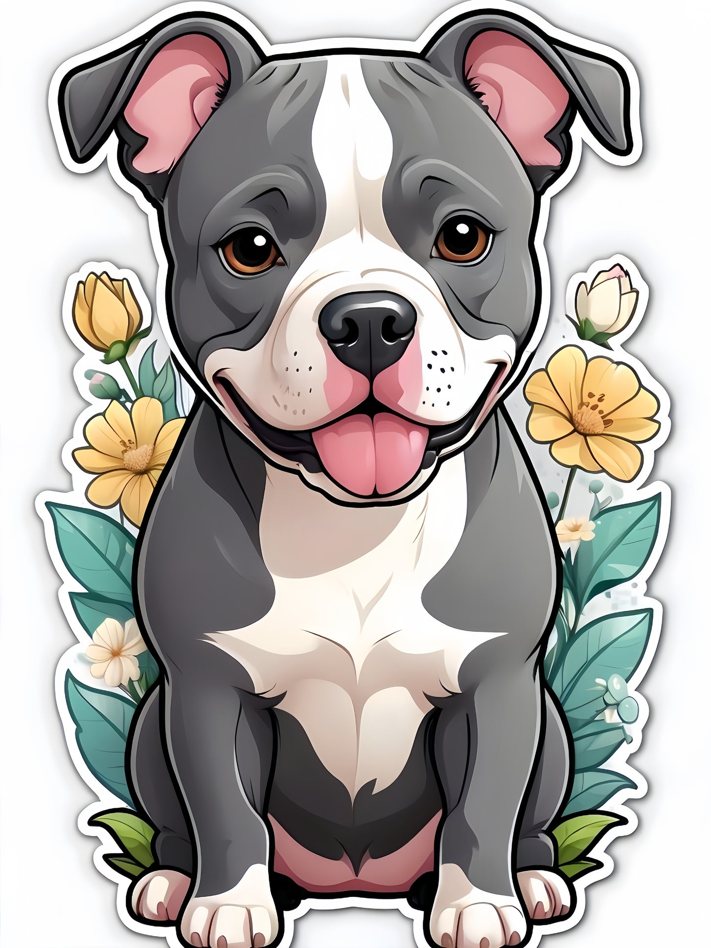 Pit Bull Dog | Diamond Painting