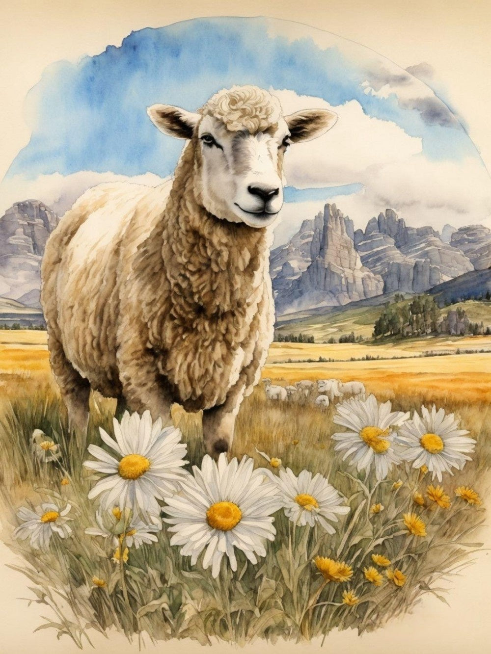 Sheep | Diamond Painting
