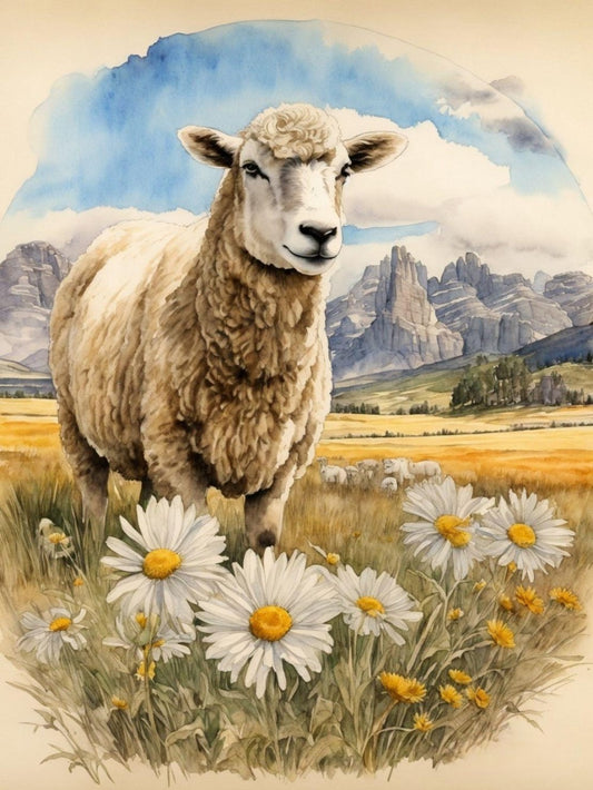 Sheep | Diamond Painting