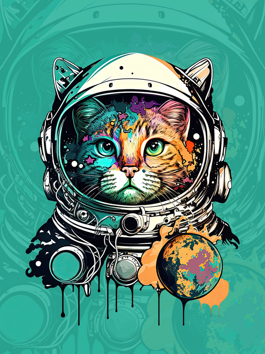 Cats in Space | Diamond Painting