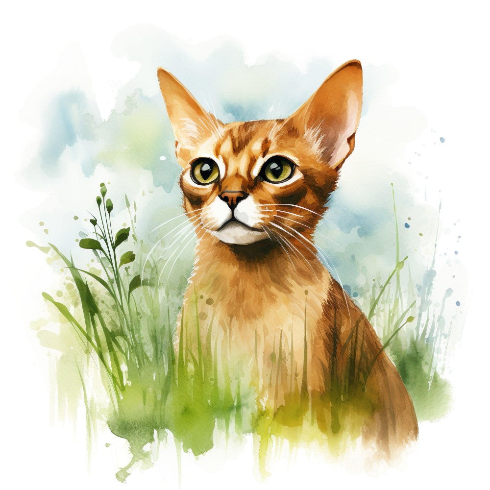 Abyssinian Cat | Diamond Painting