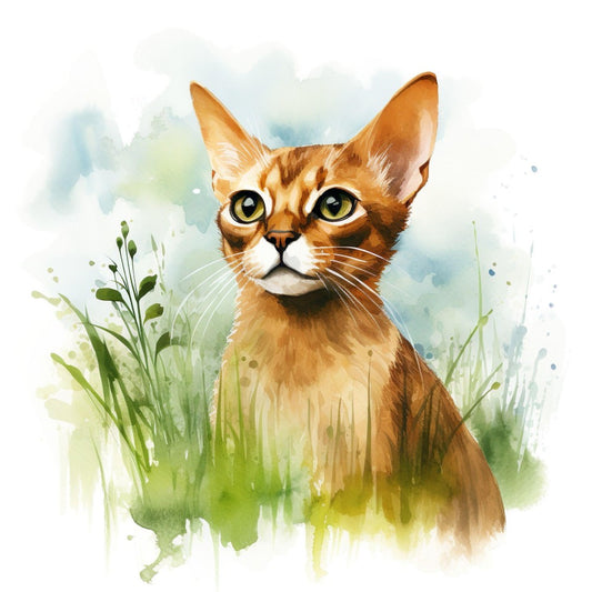 Abyssinian Cat | Diamond Painting
