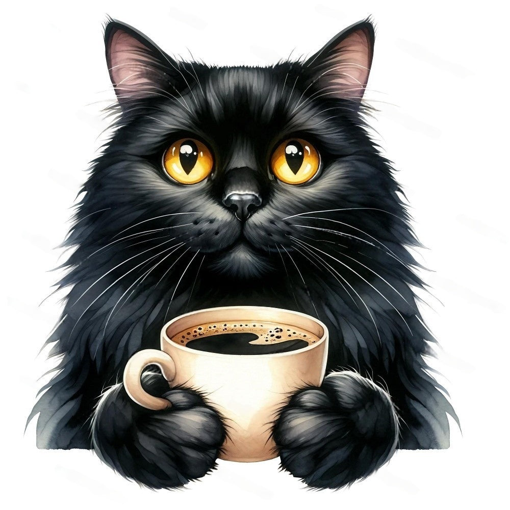 Cat Cafe Coffee | Diamond Painting