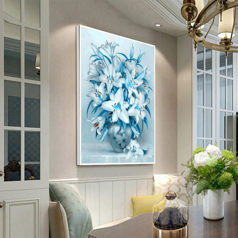 Blue Flower | Diamond Painting