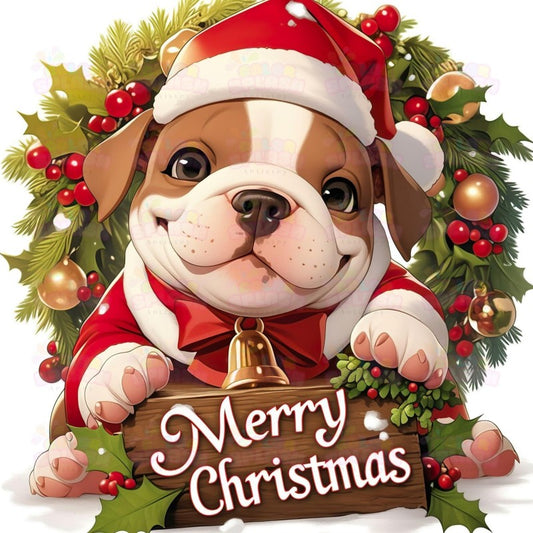 Christmas Dog | Diamond Painting