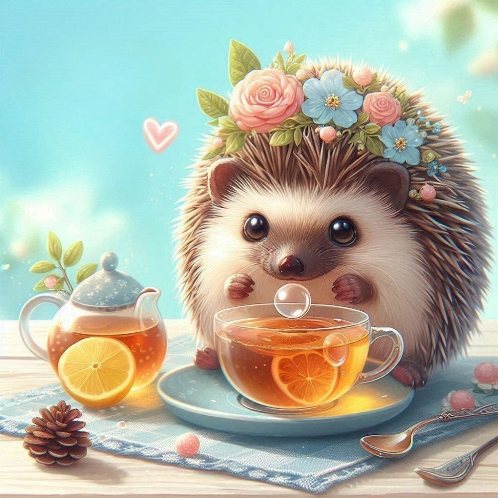 Hedgehog | Diamond Painting