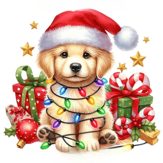 Christmas Dog | Diamond Painting