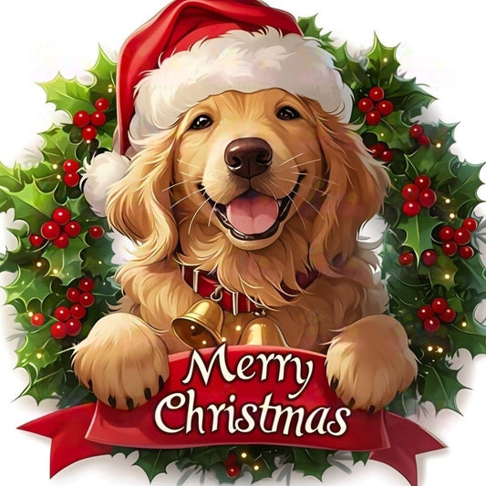 Christmas Dog | Diamond Painting