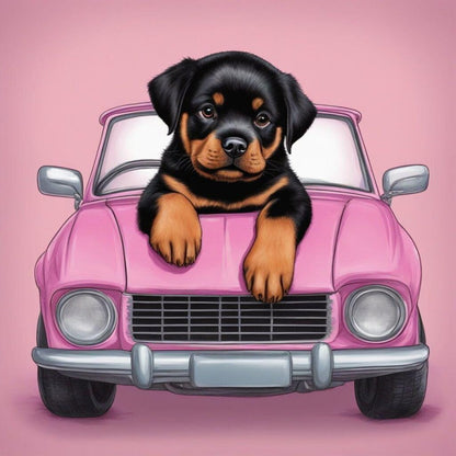 Rottweiler Dog | Diamond Painting