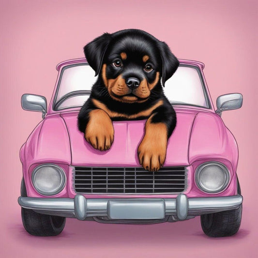 Rottweiler Dog | Diamond Painting
