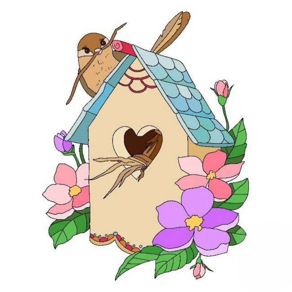 Bird House | Diamond Painting