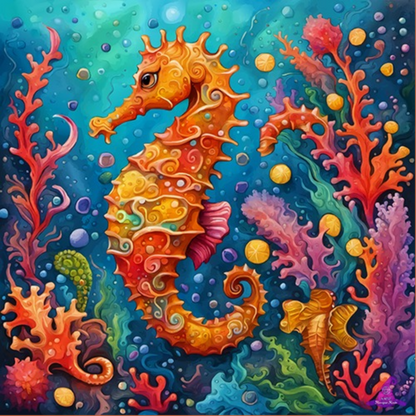 Seahorse | Diamond Painting