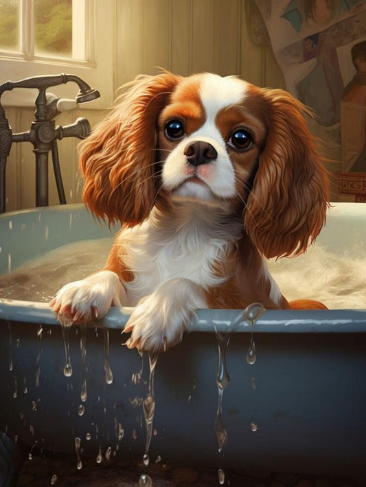 Dog Cavalier King Charles Spaniel | Diamond Painting