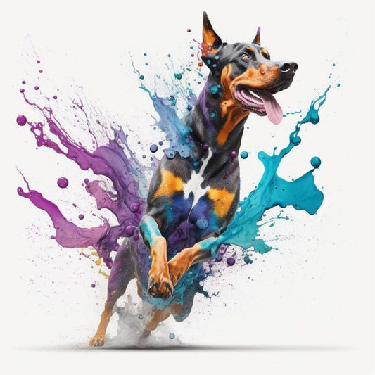 Dog Doberman | Diamond Painting