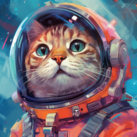 Cats in Space | Diamond Painting