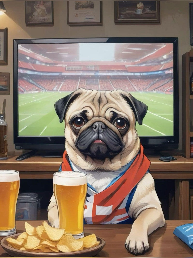 Dog Pug | Diamond Painting