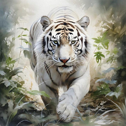 White Tiger | Diamond Painting